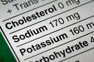 Shallow depth of Field image of Nutrition Facts